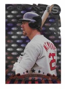 1998 Donruss Baseball Silver Press Proof Mark McGwire Unmarked Checklist Card #7 - Picture 1 of 2