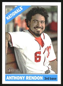 2015 Topps Heritage Mini #461 Anthony Rendon /100   
