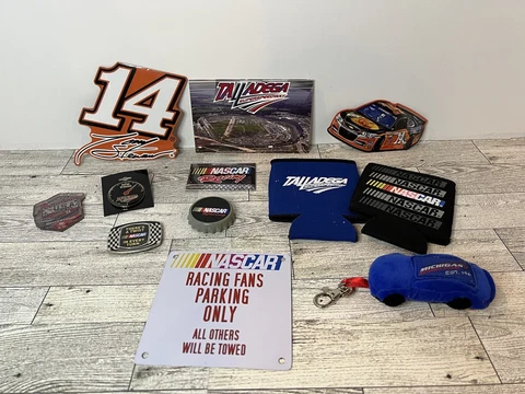 NASCAR Racing Lot! Talladega; Tony Stewart Magnets, Keychajn, Postcard, Pin Etc Cover