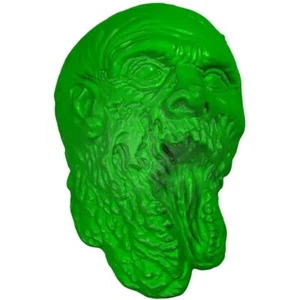 Walking Dead CABEZA DE ZOMBIE MOLDE DE POSTRE DE GELATINA Halloween Horror utilería hágalo usted mismo manualidades - Imagen 1 de 10
