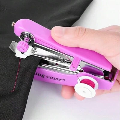 Portable Manual Sewing Machine - Easy to Use Handheld Needlework Tool for Quick - Image 1 of 4
