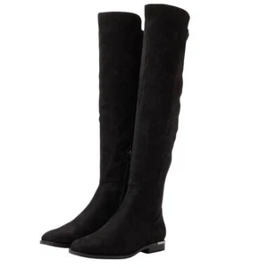 Nine West Awake 2 Over the Knee Boots Black 8 New - Bild 1 von 6