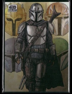 Star Wars Topps Galaxy Chrome 2024 Refractor Card - The Way Of Mand'alor 33 - Picture 1 of 2