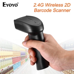 Eyoyo 2D Barcode Scanner USB Wired 1D QR Handheld PDF417 Bar Code Reader for PC - Picture 1 of 9