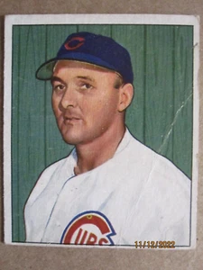 1950 BOWMAN BASEBALL CARD #170 CHICAGO CUBS EMIL LEONARD - Picture 1 of 6