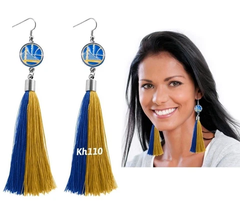 NBA Golden State Warriors Women's Tassel Earrings Cover