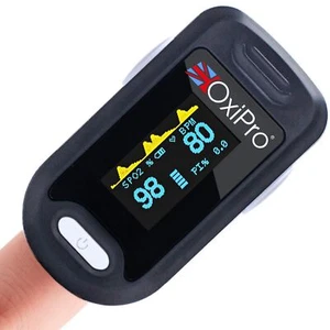 OxiPro OX2 - N H S Supplied Pulse Oximeter, Blood Oxygen Heart Rate Monitor SpO2 - Picture 1 of 7