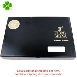 Caja de cigarros de madera Flor de Selva Robusto Maduro Tempos 2013 10,75" x 7,25" x 1,5" - Imagen 1 de 12