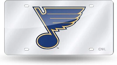 St.Louis Blues NHL Logo Mirror Look LASER License Plate - Image 1 of 4