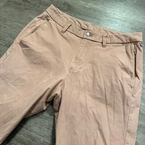 Lululemon Hose Herren 32 Rosa Lachs Warpstreme Bein 32x30 Chino Preppy Straight - Bild 1 von 15