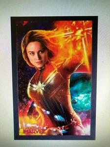 CAPTAIN MARVEL PROFILE 13x19 FRAMED GELCOAT POSTER COMICS MAR-VELL FUN NEW GIFT! - Picture 1 of 2