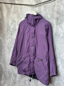 Paramo Analogy Waterproof by Nikwax Jacket Size L Hooded Full Zip Purple - Picture 1 of 18