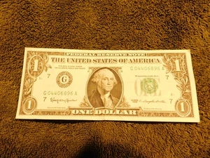 1963 $1 dollar bill Douglas Dillon-Chicago - Picture 1 of 7