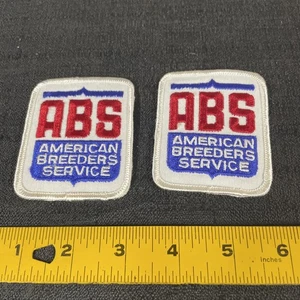ABS AMERICAN BREEDERS SERVICE Embroidered Sew-On Patch - Picture 1 of 4