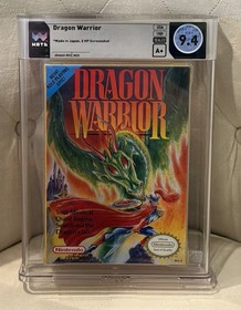 Dragon Warrior 2HP Nintendo NES 1989 Brand New Sealed WATA Grade 9.4 A+