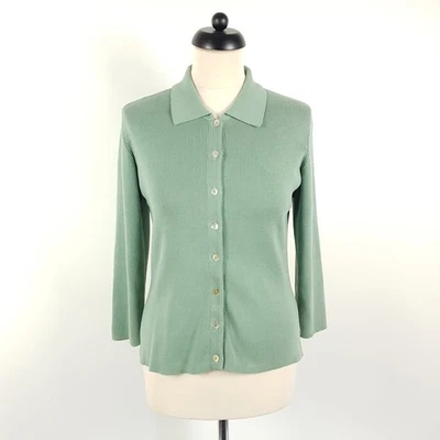 Peruvian Connection Cardigan Damen S Grün Mint Pima Baumwolle Strickjacke Jacke - Bild 1 von 4