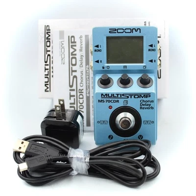 ZOOM MS-70CDR With Original Box Chorus Delay Reverb Multi Effect Pedal 034630 - Image 1 of 4