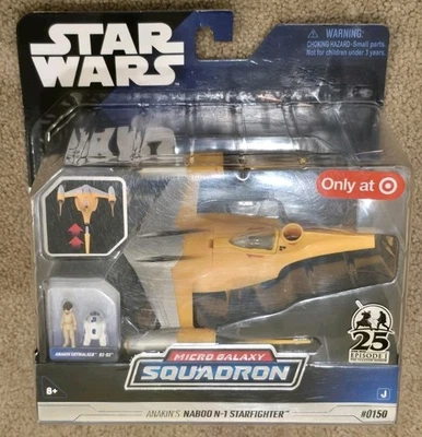 Star Wars Micro Galaxy Squadron Anakin's Naboo N-1 Starfighter #0150 MOC NOVO - Imagem 1 de 2