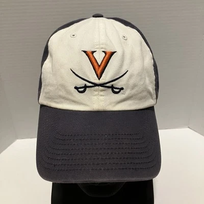 University of Virginia UVA Cap Adult Fitted Large Blue Hat The Franchise GUC - Image 1 of 4