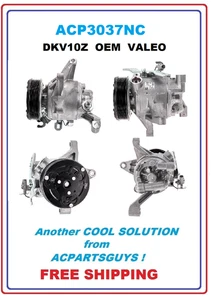 NEW OEM AC COMPRESSOR DKV10Z VALEO 73111FL040 T45880C T97697A 814719 - Picture 1 of 1