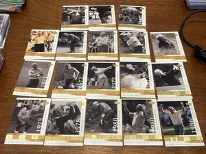 2001 Upper Deck Golf ORSO D'ORO Inserto Set di Jack Nicklaus #106-123 18 totali - Foto 1 di 4