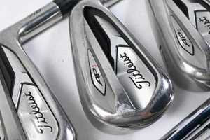 Titleist 718 AP1 Irons / 5-PW+GW / Regular Flex AMT Red R300 Steel Shatfs - Picture 1 of 7