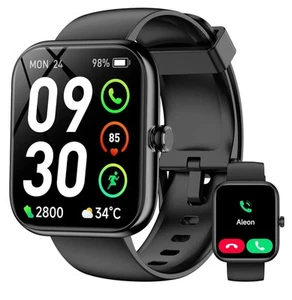 Smartwatch for Men Women Bluetooth Calls 1.85'' Screen Fitness Tracker 120 Modes - Picture 1 of 7