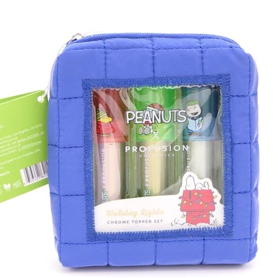 Peanuts x Profusion Holiday Lights 3 ct Chrome Topper Set in Case - Image 1 of 3