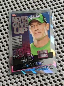 2020 WWE Topps Slam Attax Reloaded John Cena SUPER RARE FOIL UK Exclusive Card - Picture 1 of 2