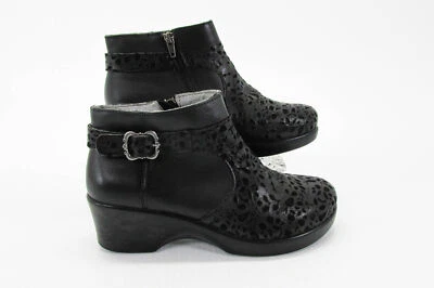 Botas Alegria para mujer Cici Delicut talla 9 EUR 39 zapatos de cuero negro usados vq Foto 1 de 4
