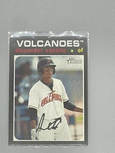 2020 Topps Heritage Minor League Alexander Canario Flip Stock! 1:123 Packs!