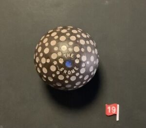 1915 the gnome ; stars & discs blue dot vintage UK golf ball ☆ 100% AUTHENTIC