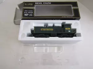 TRAIN RAILROAD O GAUGE LOCOMOTIVE ENGINE KENNECOTT COPPER MP-15 K-LINE - Picture 1 of 5