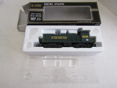 TRAIN RAILROAD O GAUGE LOCOMOTIVE ENGINE KENNECOTT COPPER MP-15 K-LINE - Image 1 of 4