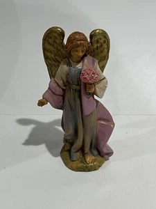 Vintage Fontanini Aurora Angel w/Flowers Italy 391 Collectors Club 2002 No Box - Picture 1 of 6