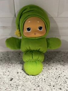 Hasbro Glo Worm Glow Worm 10" Green Soft plush Light Up Music Works - Picture 1 of 4