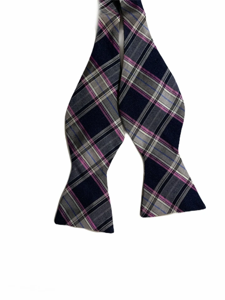 Pajarita Ted Baker para hombre, azul marino a cuadros Foto 1 de 1