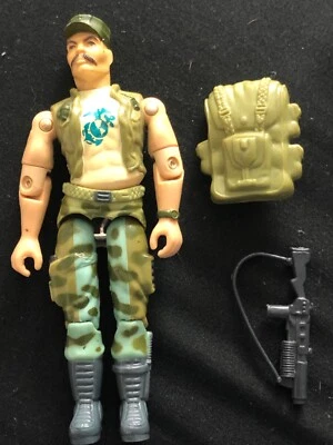 VINTAGE TOYS Original 1983 G.I. JOE Gung Ho Action Figure with Gun and Back Pack - Image 1 of 4