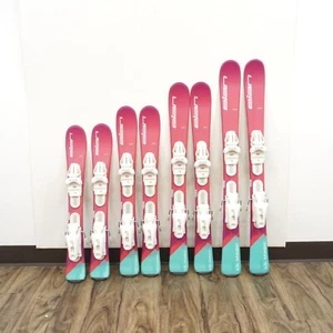 23/24 ELAN Lil Magic Magenta Kids Skis 70-100cm + 4.5 GW Adjustable Bindings NEW - Picture 1 of 11