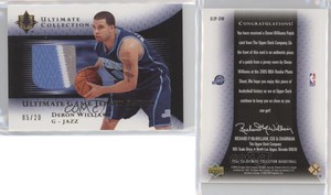 2005-06 Ultimate Collection Game Jersey Gold /20 Deron Williams Rookie Patch RC