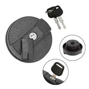 Fuel Tank Cap 332/F4780 331/11403 For JCB Backhoe Loader 3C 3CX 3D With 2 Keys - Picture 1 of 11