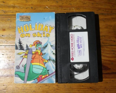 RARE Denver, The Last Dinosaur Holiday on Skies VHS Tape TESTED Cartoons 1990s - Image 1 of 3