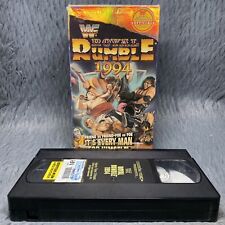 WWF WWE Royal Rumble 1994 VHS Tape Coliseum Video Wrestling 90s Bret Hart Rare