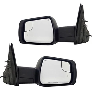 PAIR SIDE MIRROR for 2019-2025 RAM 1500 w/ BSM Power Heated Signal Puddle Light - Bild 1 von 10