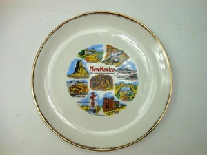 1950s NEW MEXICO State Plate Homer Laughlin Scenic Collector Plate 10 Inch - Picture 1 of 5