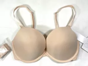 NWT Jezebel Women's 34DD Embrace Seamless Convertible Push-Up Bra 24019 Pink - Picture 1 of 8
