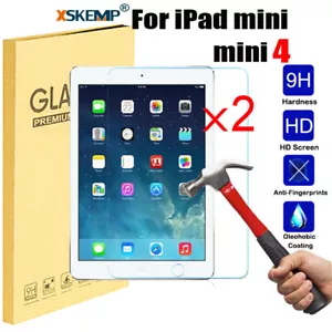 2Pcs For Apple iPad Mini 4 PRO 9.7 Pro 11 2018 Screen Protector Tempered Glass - Picture 1 of 20