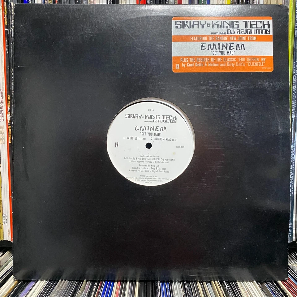 SWAY & TECH - GET YOU MAD (12") 1999!!  RARE!!  EMINEM + KOOL KEITH + MOTION MAN - Image 1 of 1