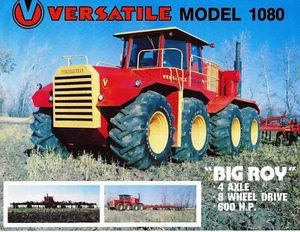 1976 VERSATILE 1080 4-WD PROTOTYPE TRACTOR - ORIGINAL BROCHURE - Picture 1 of 2