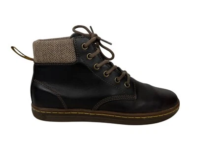 Botines Dr Martens Maelly Cuero Marrón 6 Ojos Con Cordones Talla EU 38 US L 7 Foto 1 de 4